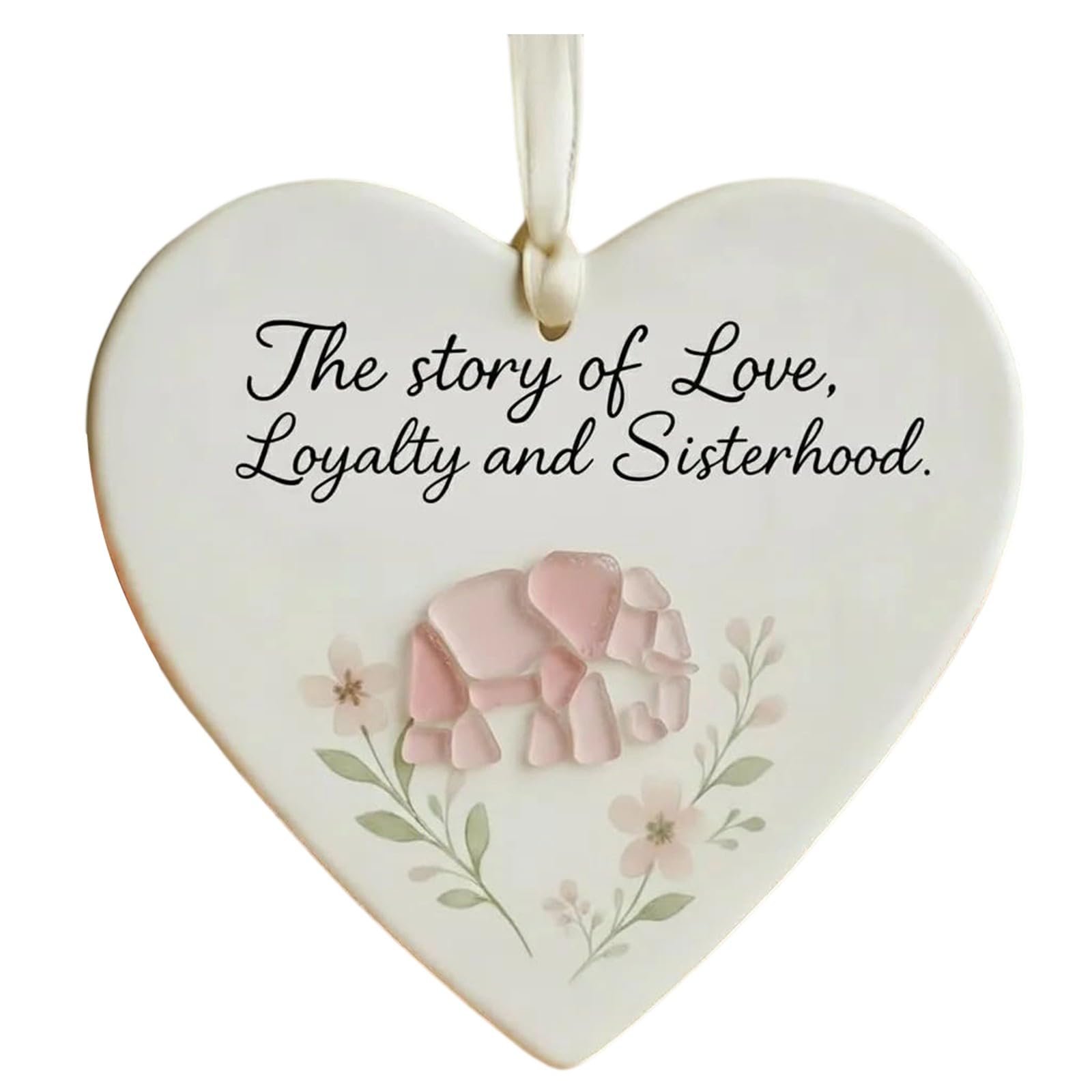 Holiday Decorations for Christmas Tree Shatters Resistant Acrylic Heartfelted Keepsakes Accessory Christmas Tree Ornament Love Loyalty