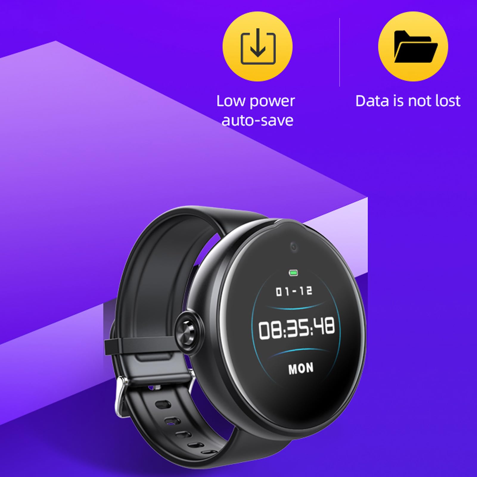 L Ce Recorder WatchRecorder WatchRecorder-Armbandce Aktivierter Tragbarer Recorder,Ce Recorder Watch One K Recording AI Intelligente HD-Rauschunterdrückung Ce-aktiviertes