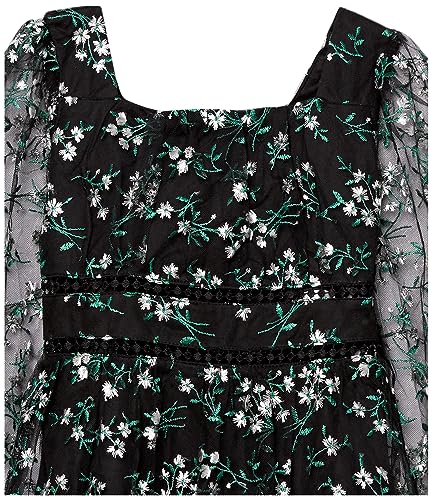 Speechless Girls' Long Sleeve Fit and Flare Embroidered Dress3