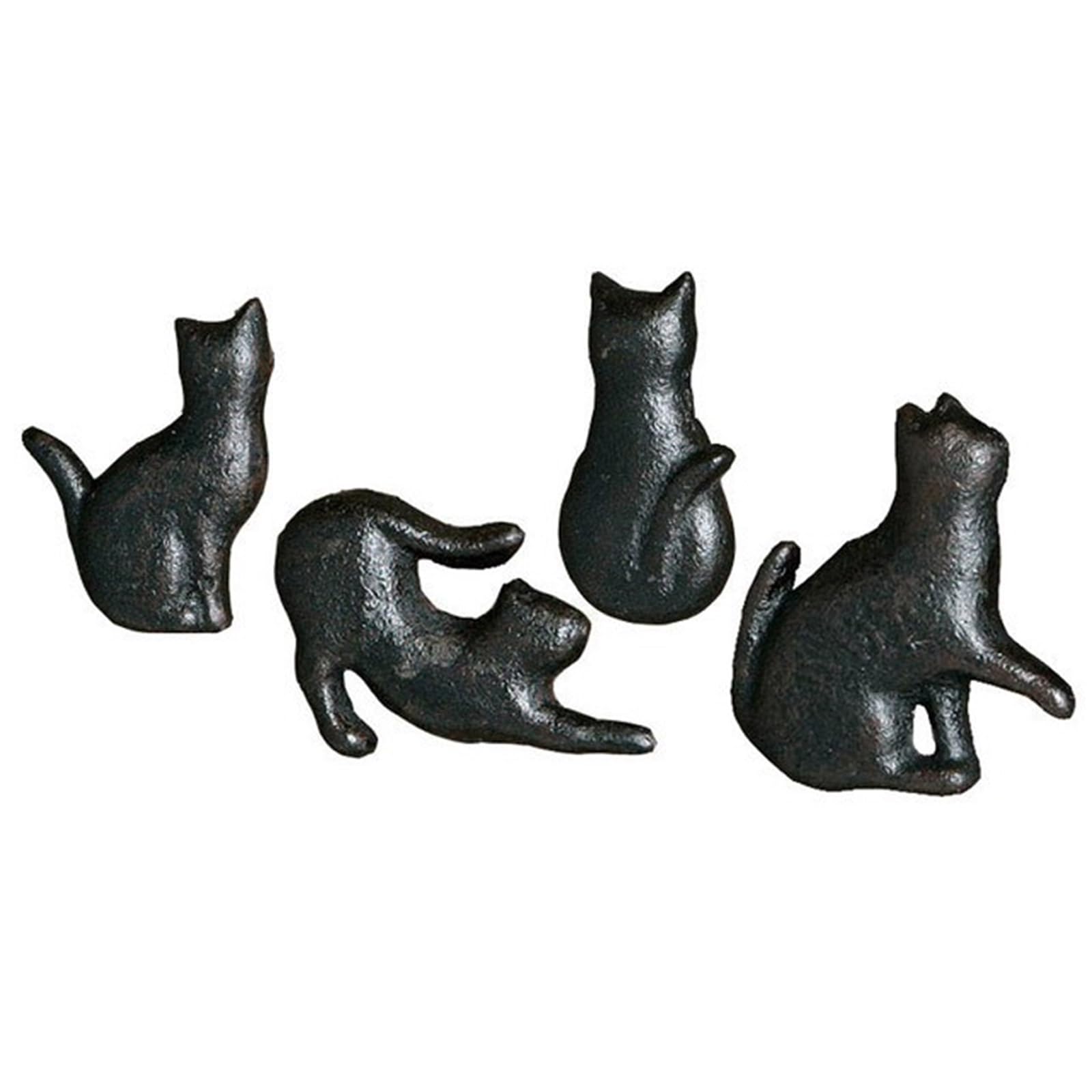 YROHGKPN 4Pcs Drawer Pulls Cats Shape Dressers Knob Cupboard Handle Unique Furniture Handle Simple Bedside Cabinet Pull Iron Drawer Handles Dressers Replacement Decorative Knobs