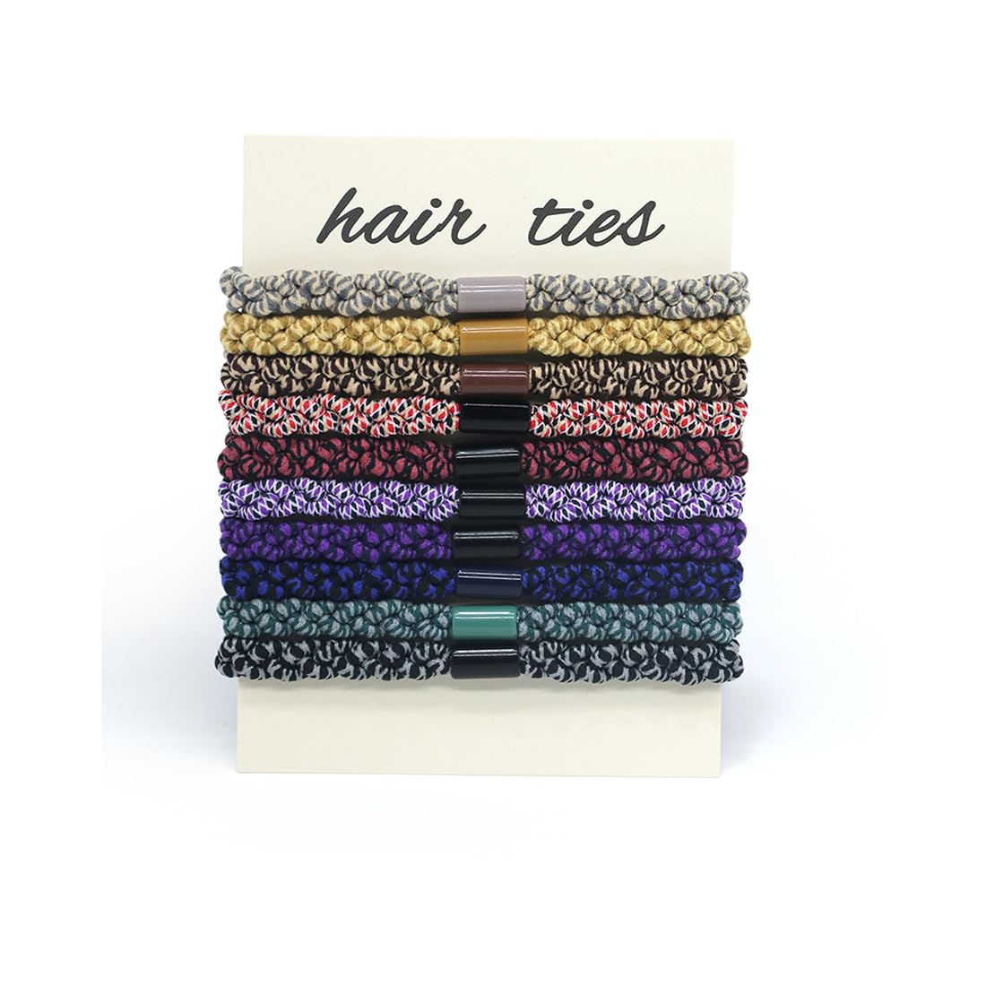 Amazon | Voyyphixa ヘアロープ 男性用 シュシュゴム 10本セット