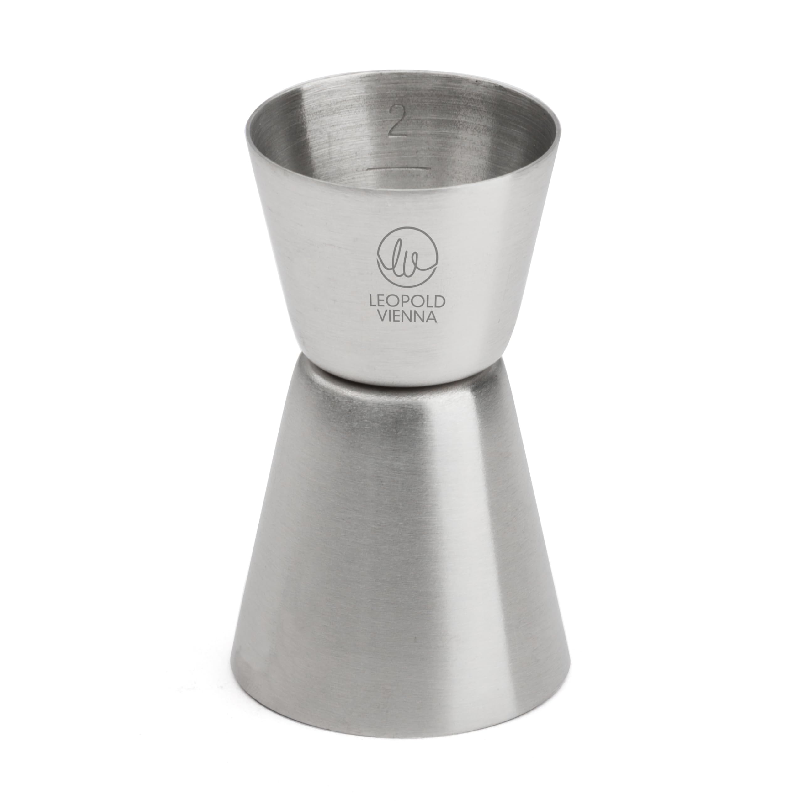 Leopold Vienna Cocktail Measure, Stainless Steel Jigger 20/40 ml