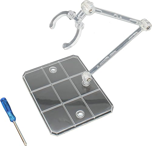 Soportes para figuras de acción ajustables, base resistente, base transparente, soporte de soporte para modelo de muñeca, soporte de exhibición para