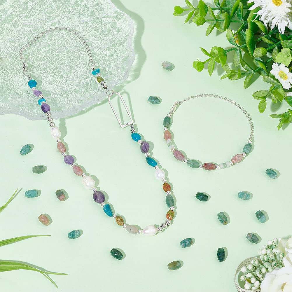 Cheriswelry Kit Di 300 Perline Rotonde In Agata Naturale Effetto - Foto 6