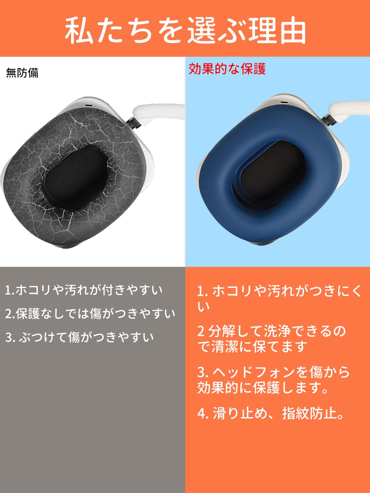 Amazon | For NOTHING Headphone(1) 用 カバー ケース 【NOUKAJU