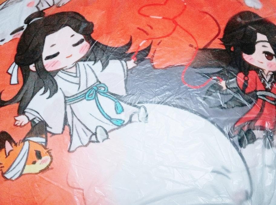 Amazon.co.jp: 天官賜福 超特大クッション 抱き枕 花城 謝憐 オコジョ