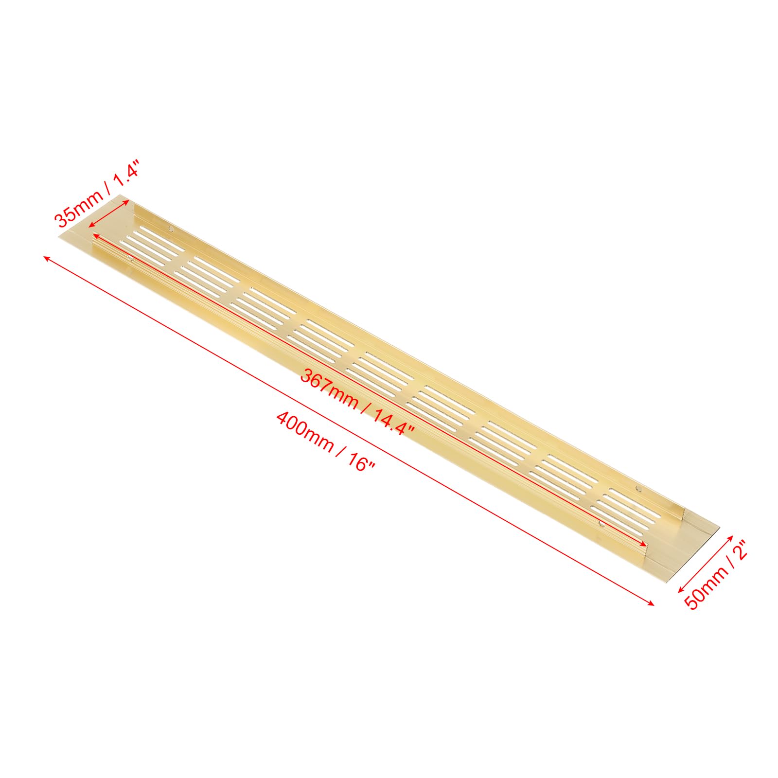 PATIKIL 16 x 2 Inch Door Air Vent Cover - Image 2