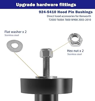 Amazon.com: 924-5410 Hood Pins Kit for Kenworth T600/T600A, T800