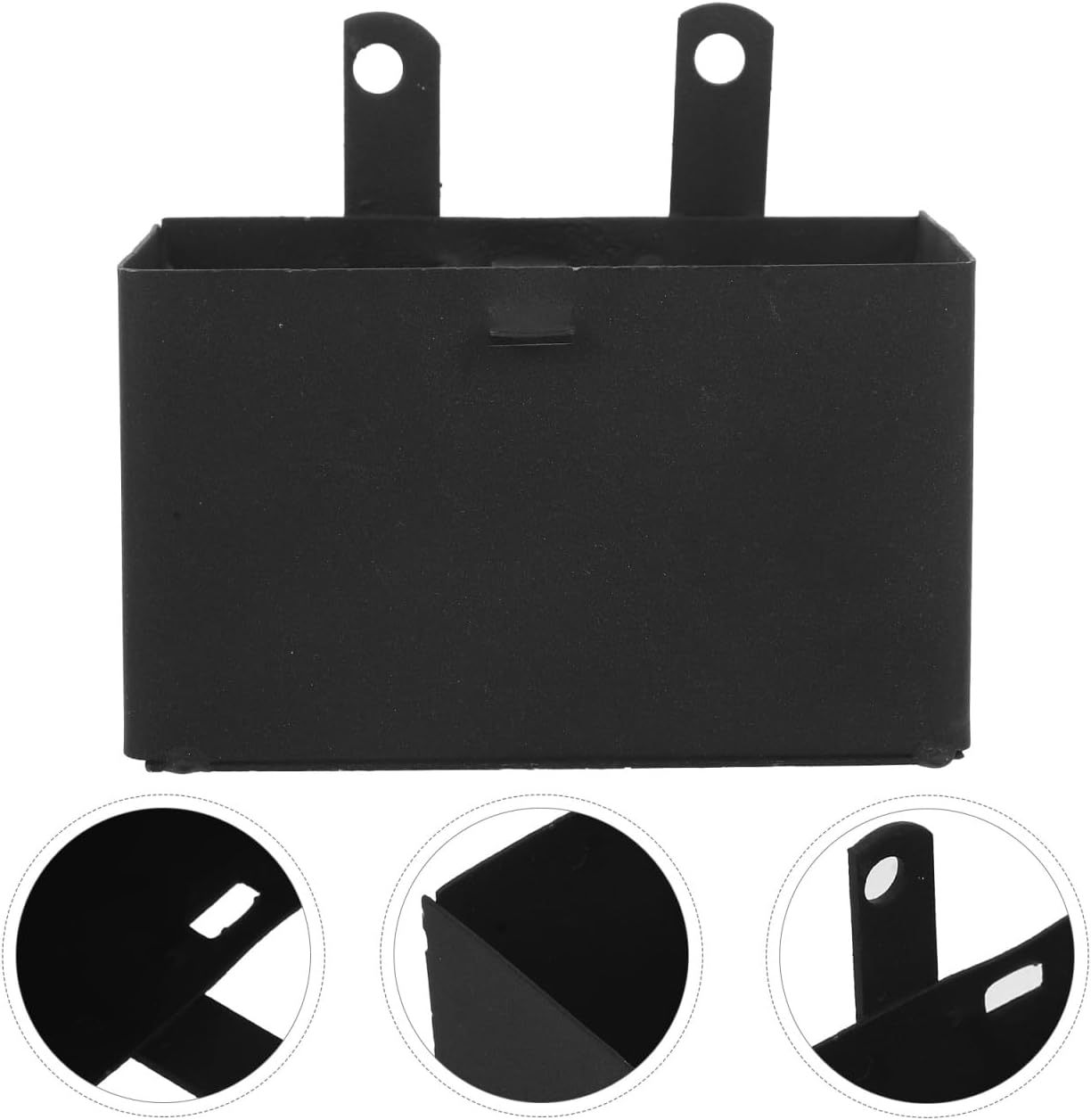 Motorcycle Battery Box Compact 4.92X4.13X3.34In Mini Bike Atv Battery Carrier Case Easy Installation Durable Storage for off-Road Vehicle Batteries