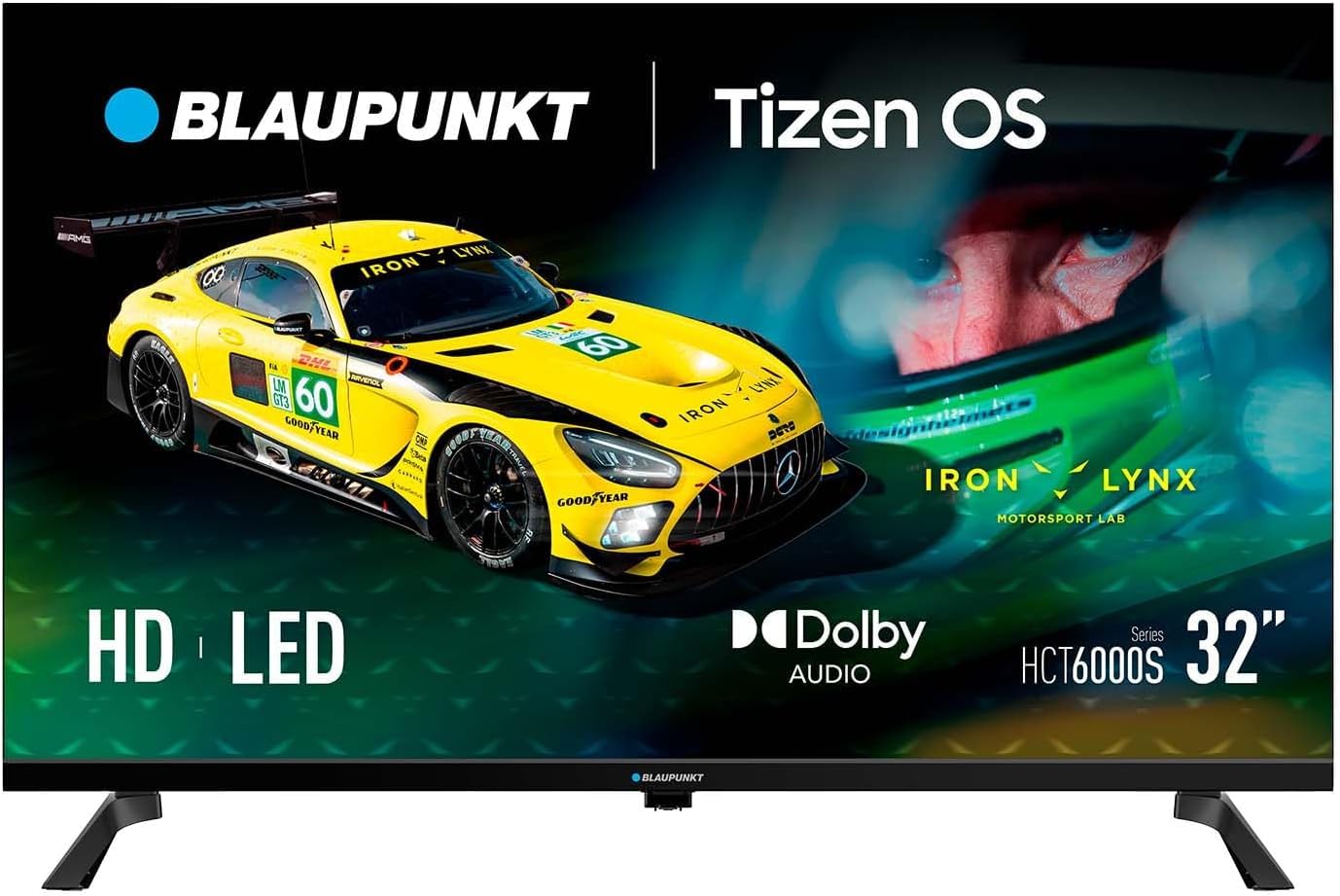 BLAUPUNKT 32HTC6000S Televisor Inteligente LED HD de 32", Tizen 8.0, Wi-Fi, Bluetooth 5.1, Dolby Digital Plus, HDMI/USB,