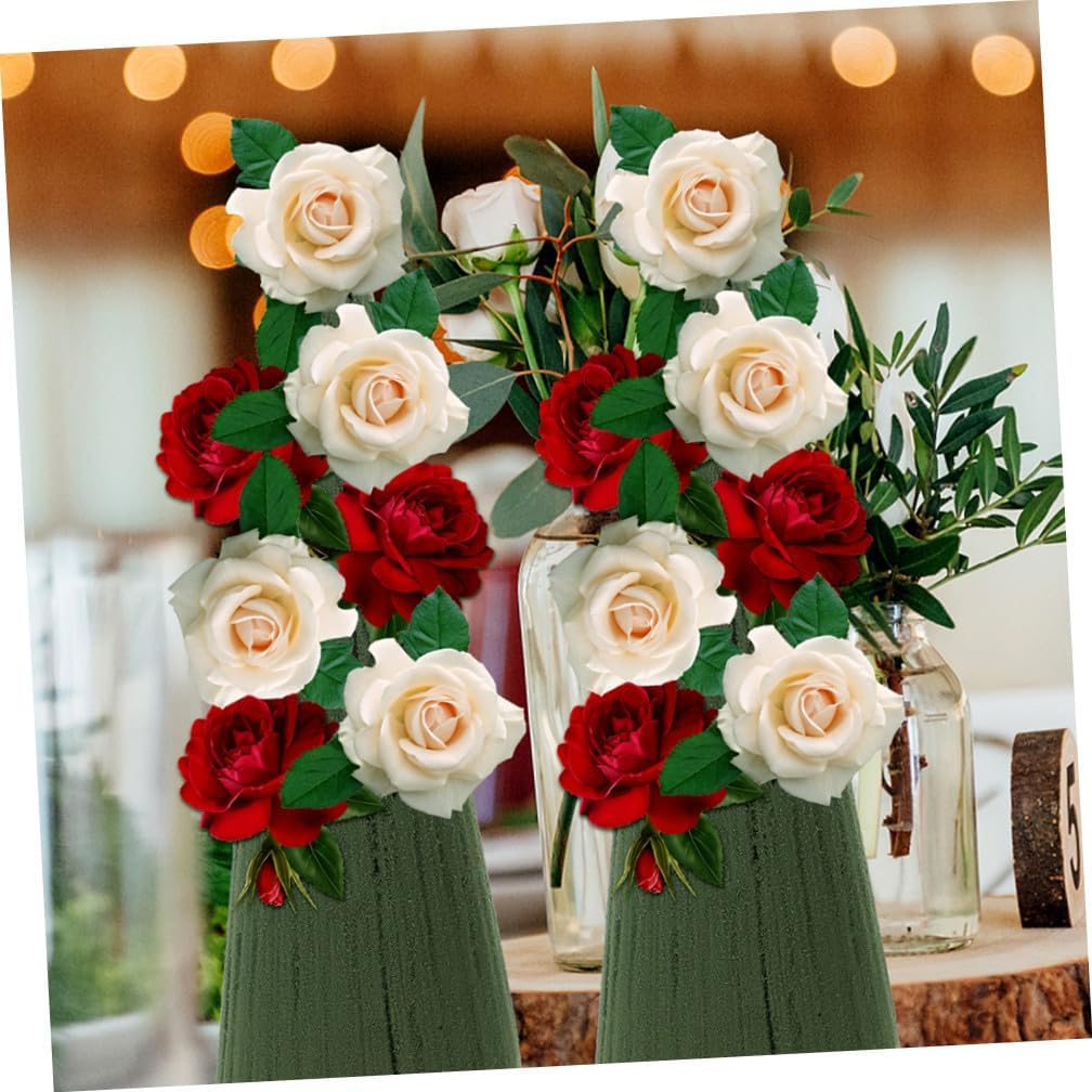 ABOOFAN 8pcs Cone Floral Arrangement Block Cone Shaped Flower Foam for DIY Flower Arrangements for Weddings Bouquets Home Decor Strong Water Absorption Durable Design