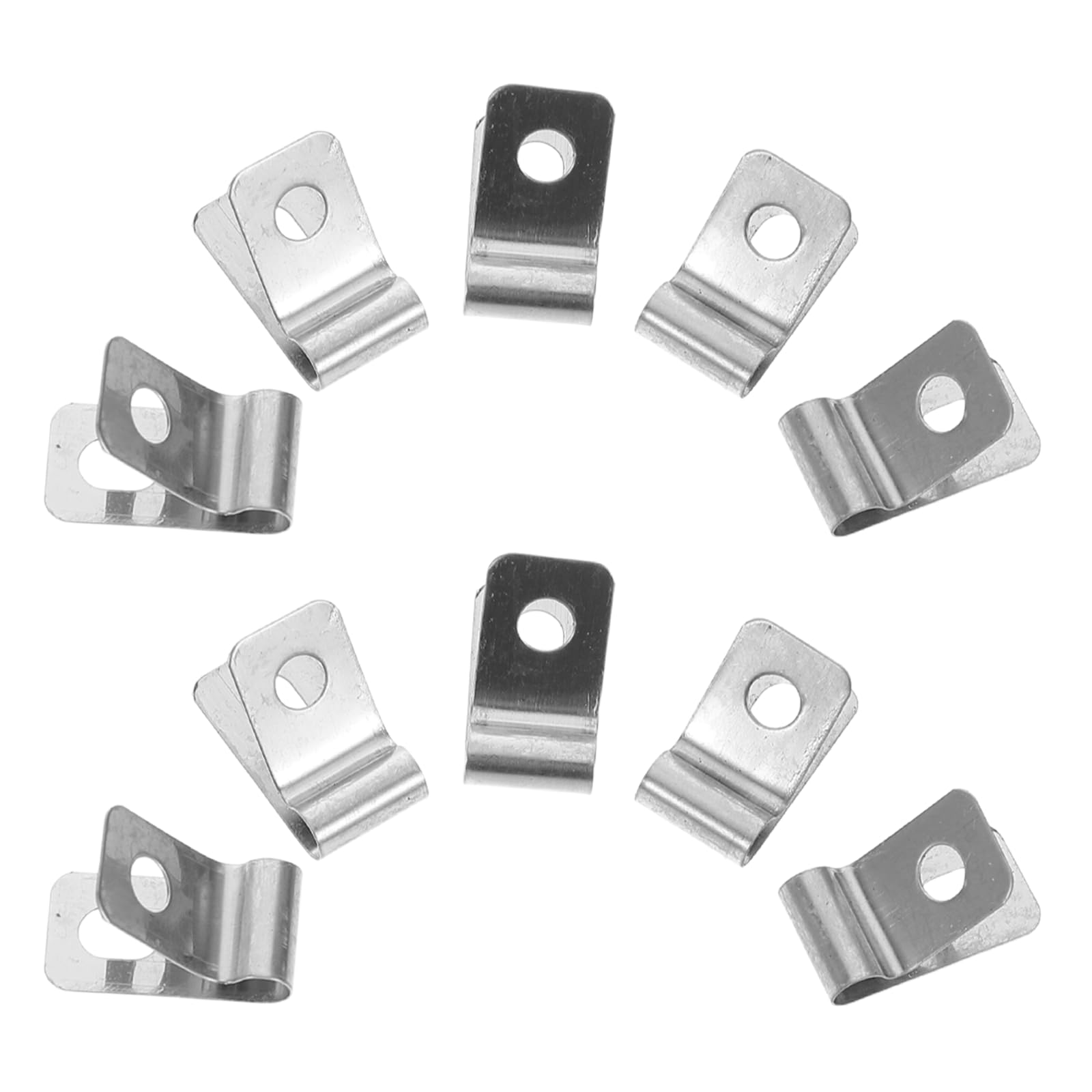 Abrazaderas para cercas metálicas NUOBESTY de 4 mm de acero inoxidable para ganado