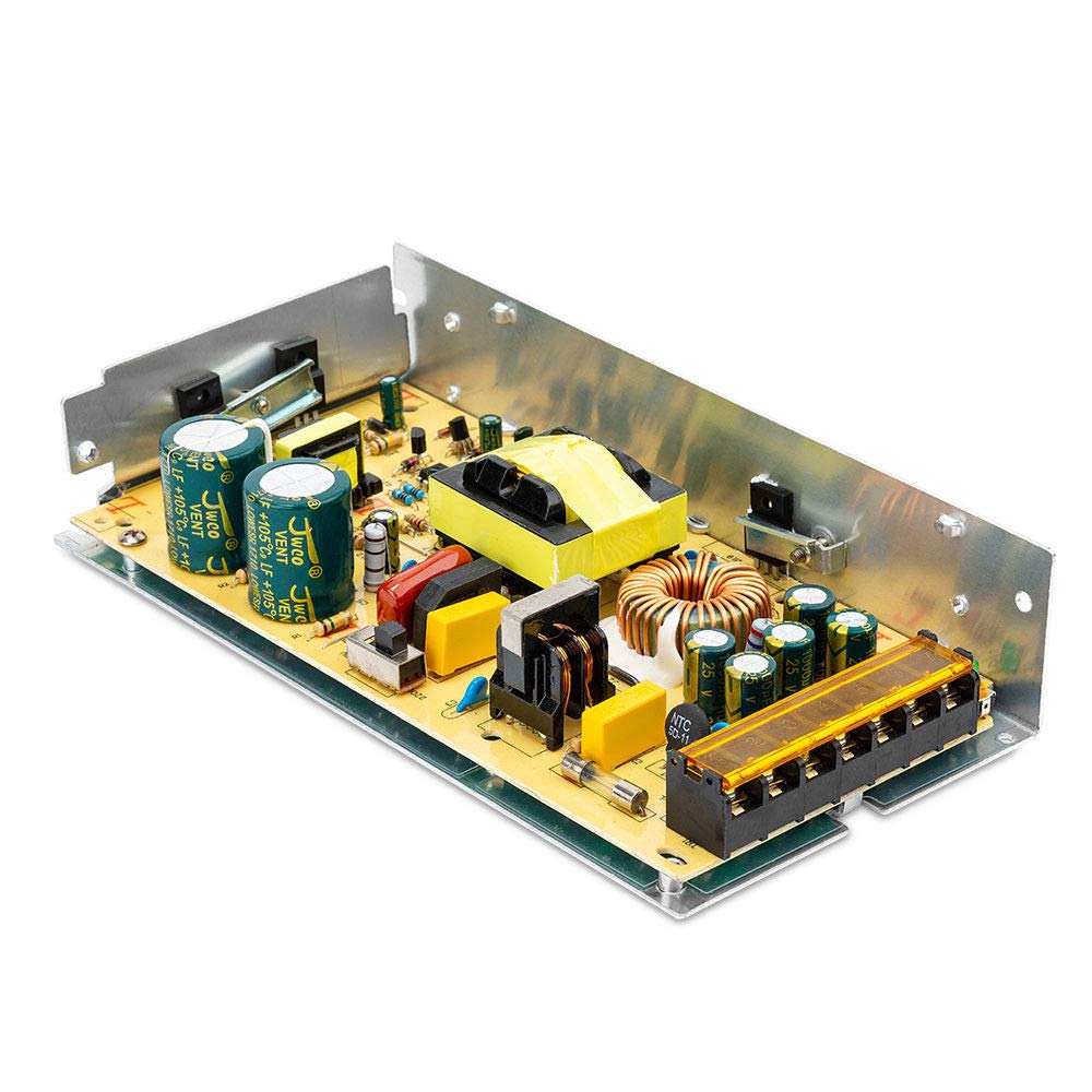 Convertidor de conmutación MASO 12V 30A 360W Transformadores de fuente de alimentación de conmutación regulados universales para tira de luz LED, CCTV, radio, proyecto de computadora