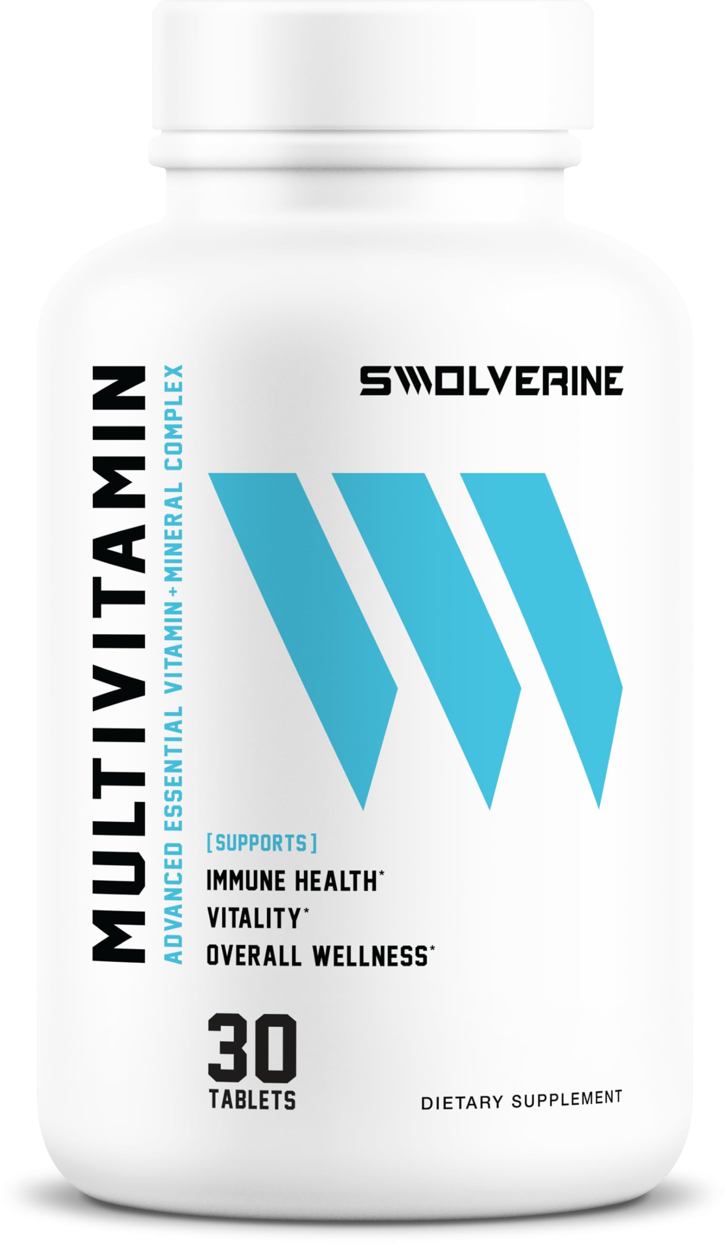 Swolverine Multivitamin for Men & Women High-Potency Daily Multivitamin with B-Complex Chelated Minerals & Antioxidants Supports Energy Circulatory System Metabolism Immunity & Active Lifesty product thumbnail 2