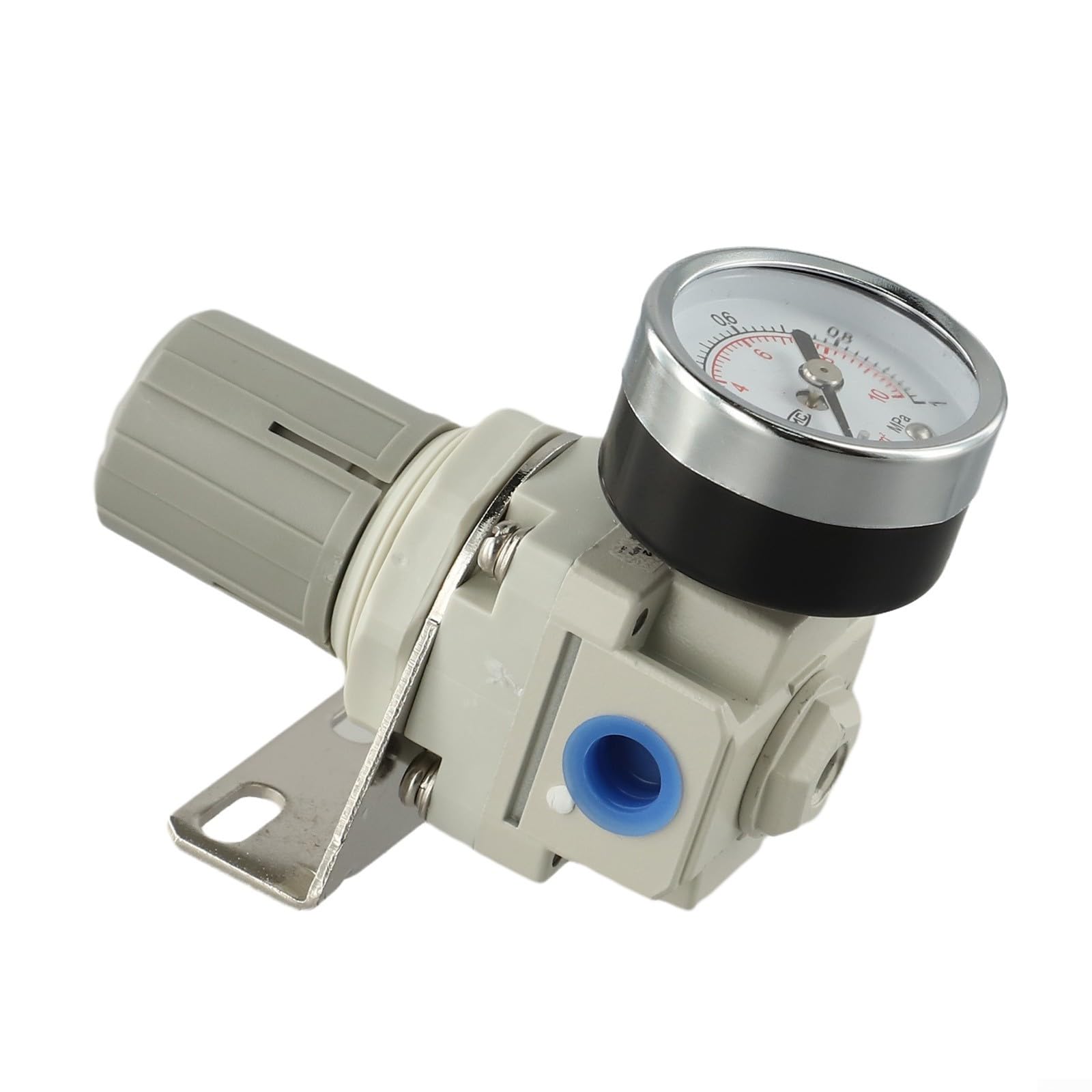Regolatore di pressione dell'aria semplice da usare con filettatura NPT da 1/4", 3/8", 1/2" e capacità 0-145 psi per utensili pneumatici (diametro filettatura 1/2)