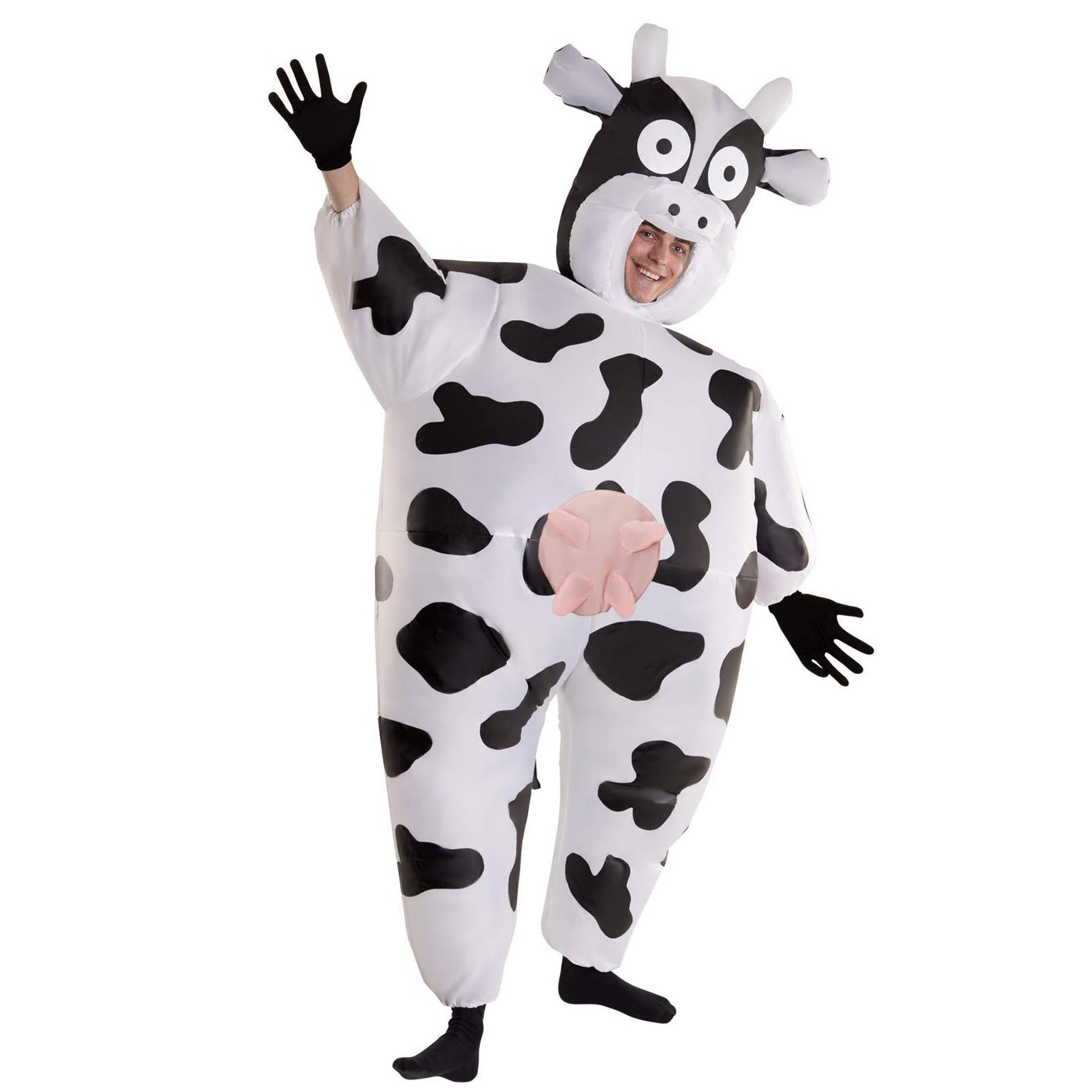 Morph Costumes Costume Mucca Gonfiabile - Vestito Carnevale Adulto, Abito Divertente per Feste, Halloween e Eventi Speciali