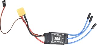 Brushless Speed Controller 30A Brushless ESC XT60 Electronic Speed Controller, Brushless ESC for RC Remote Control Drone Helicopter Electric Speed ControllersPower Plant Driveline Systems