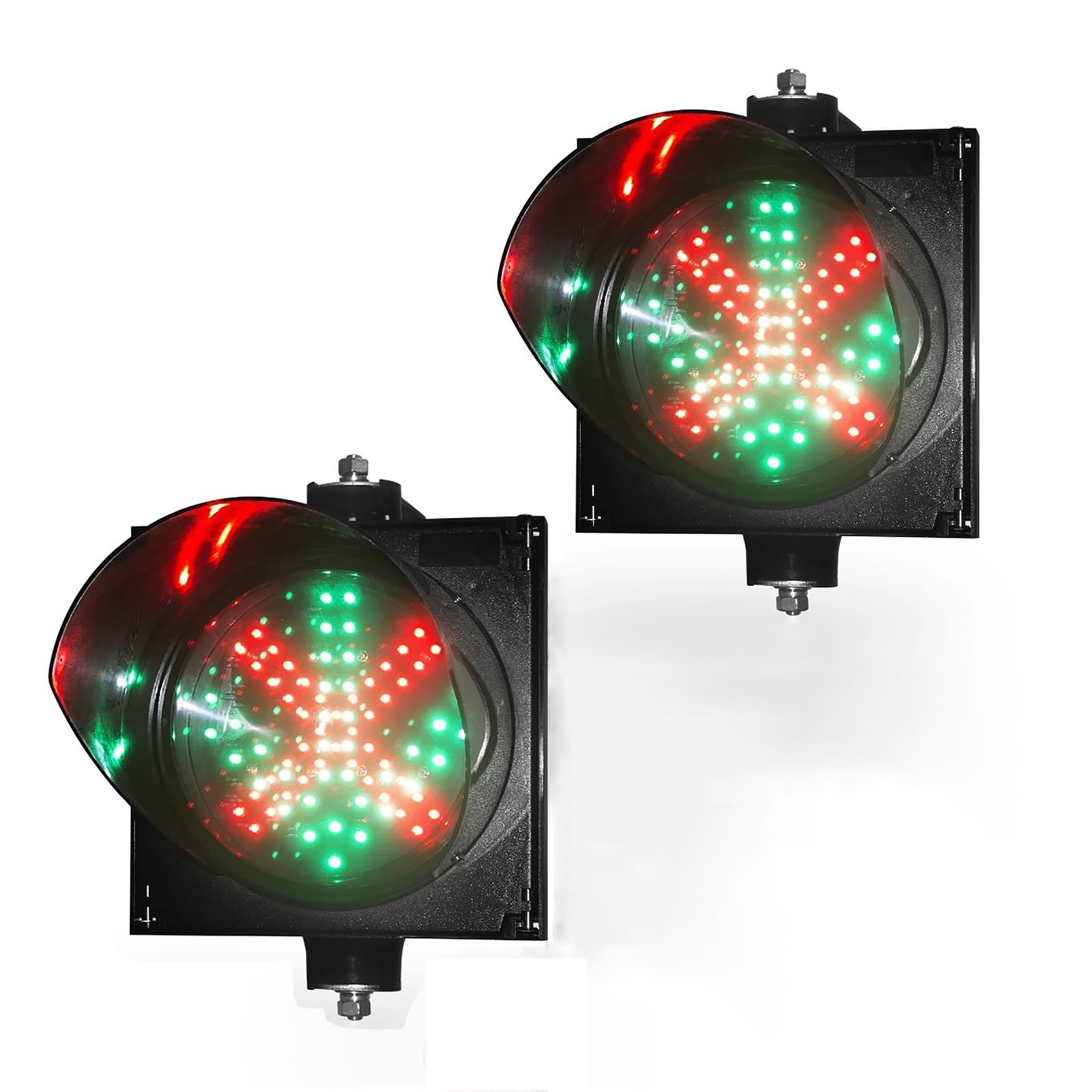 Amazon.co.jp: Ф200mm(8インチ) LED信号機、2 In 1ストップアンドゴー