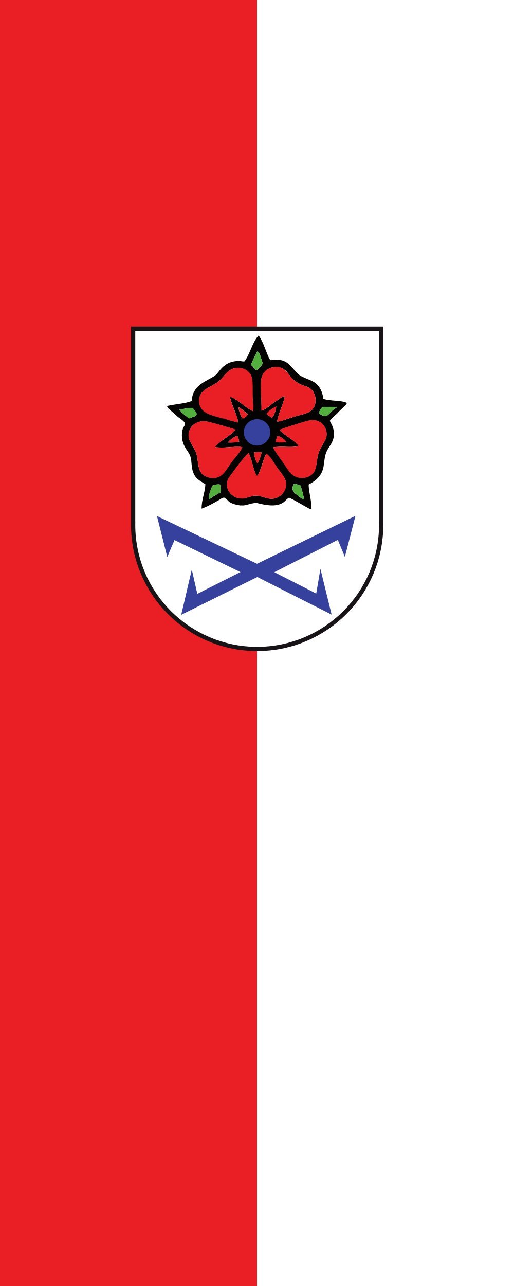Drapeau Gernsbach de haute qualité 300x120cm tissu résistant