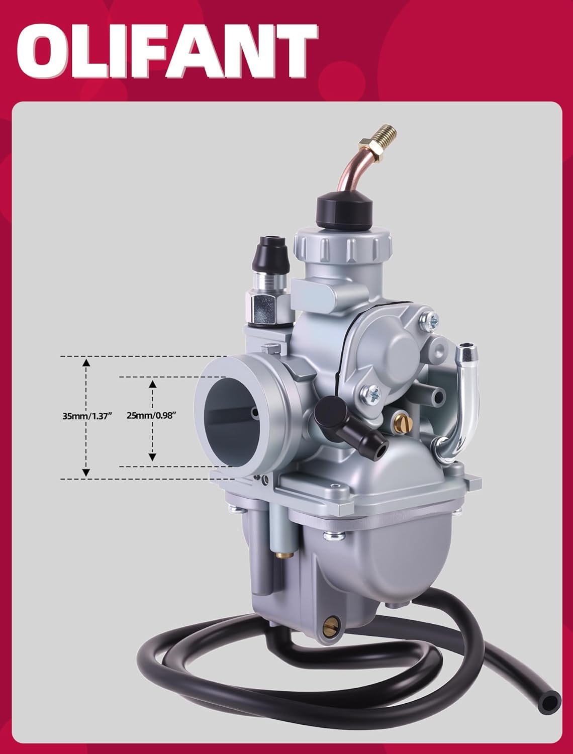 OILFANT Carburetor For Yamaha TTR 125 2000-2007 TTR125 TTR125L TTR125E TTR125LE - Image 6