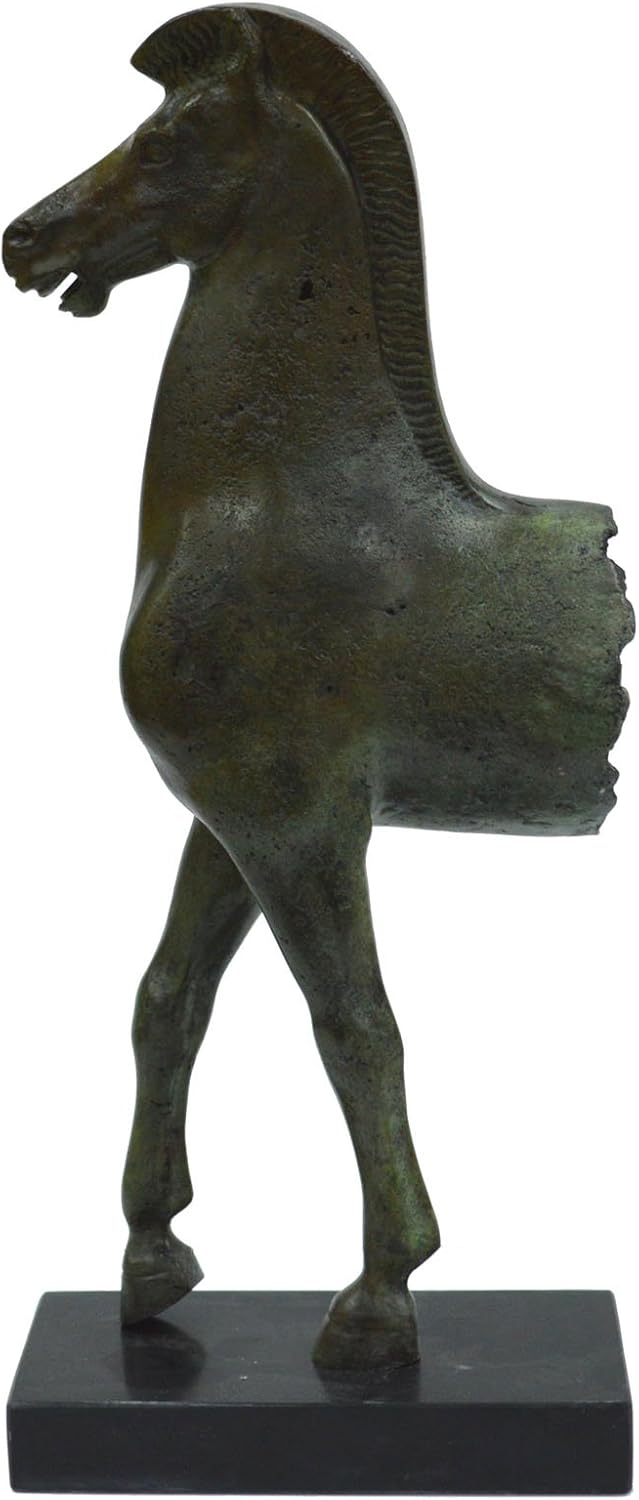 Horse Sculpture Ancient Greek Bronze Statue - Acropolis Museum Replica
