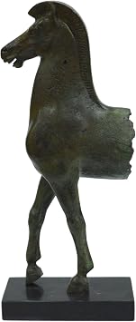 Horse Sculpture Ancient Greek Bronze Statue - Acropolis Museum Replica