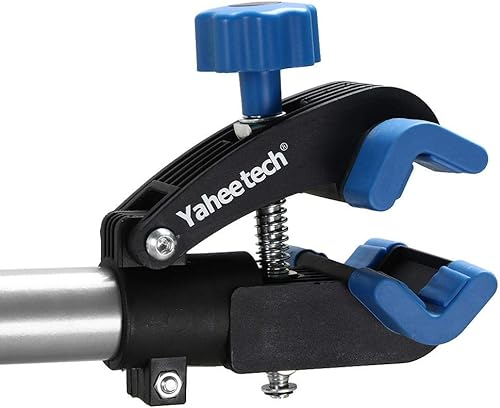 Miniatura 6 de Yaheetech Soporte de reparación de bicicletas Pro Rack ajustable 52 - 75in wbrazo telescópico