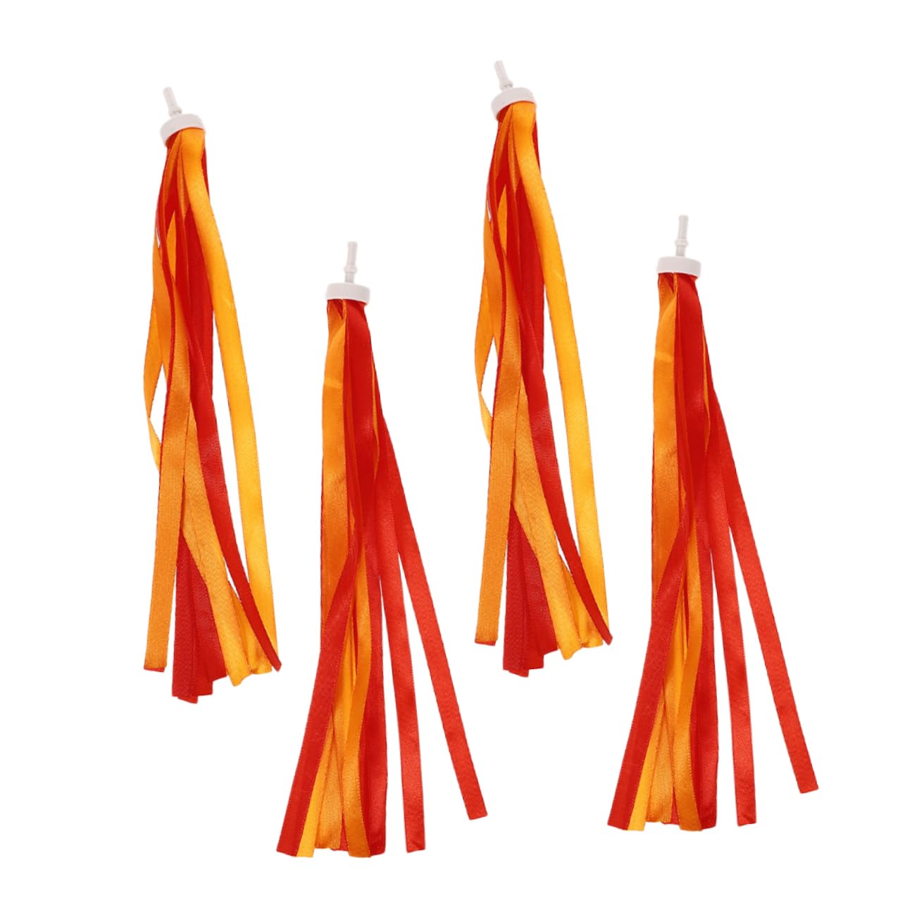 Guidon Vélo Enfant Banderoles Pompons Lumineux - Accessoire Déco Vélo