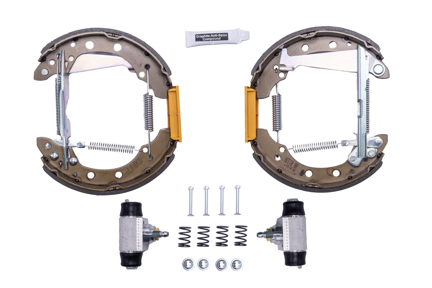 Brake Shoe Set HELLA 8DB 355 022-711 Fits Audi Seat VW 80 Arosa Golf Lupo Polo