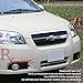 Rxmotor 2007-2011 Chevrolet Aveo Chevy 4dr Sedan GM2592164, GM2593164 Driver & Passenger Side Fog Light + Wiring Kit + Brezel Cover (Black)