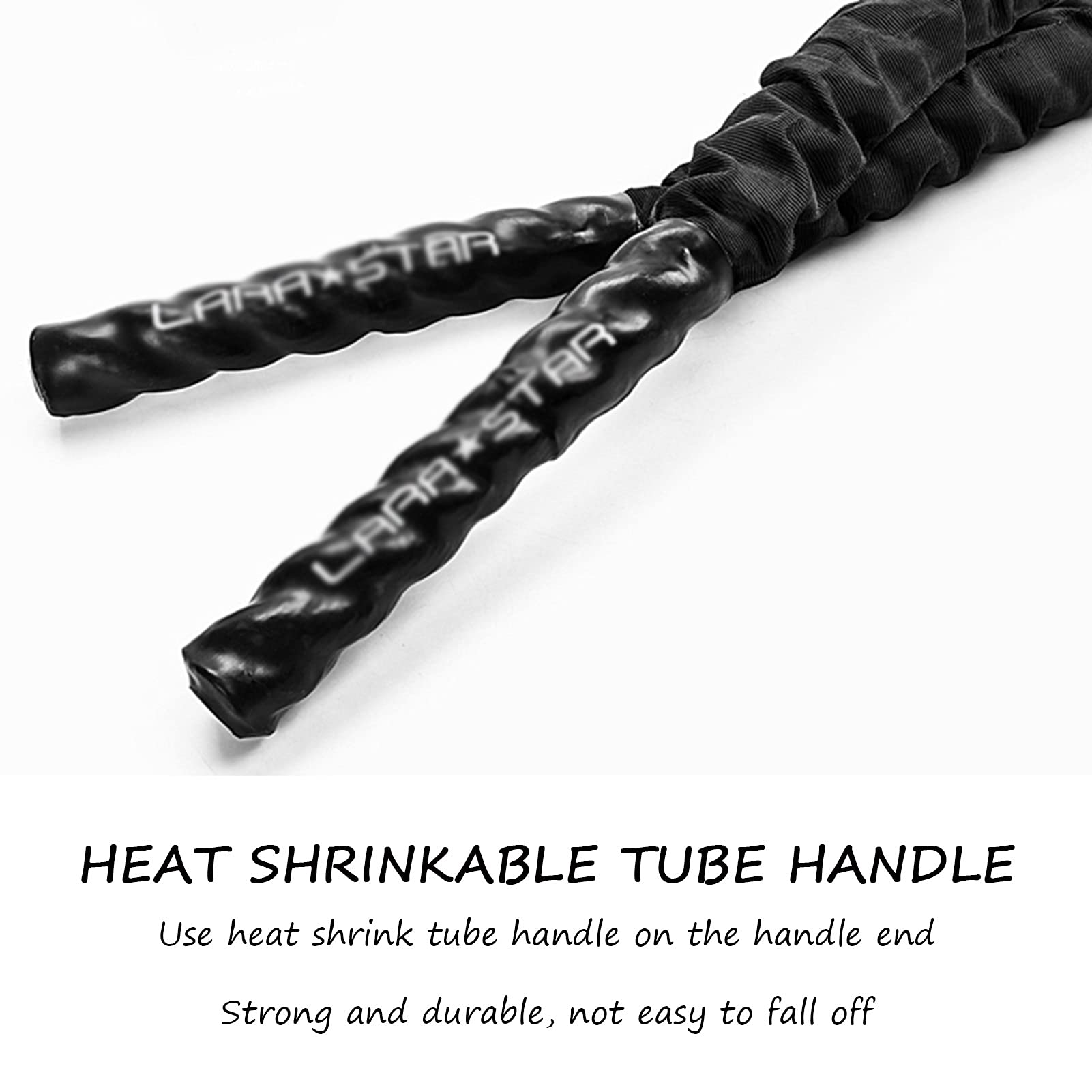 Battle Rope, Sport Battle Rope Mit Ankersatz, für Workout, Fitness & Krafttraining für Home Gym & Outdoor (Size : 15m)