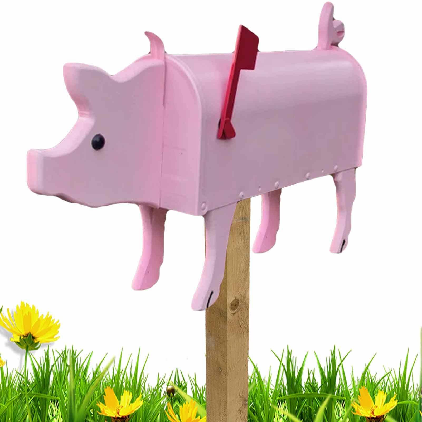 Pig Mailbox Animal Mailbox | Waterproof Courtyard Post Box - Funny Animal Post Box, Mailbox Sculpture, Mailbox For Farm Garden Yard