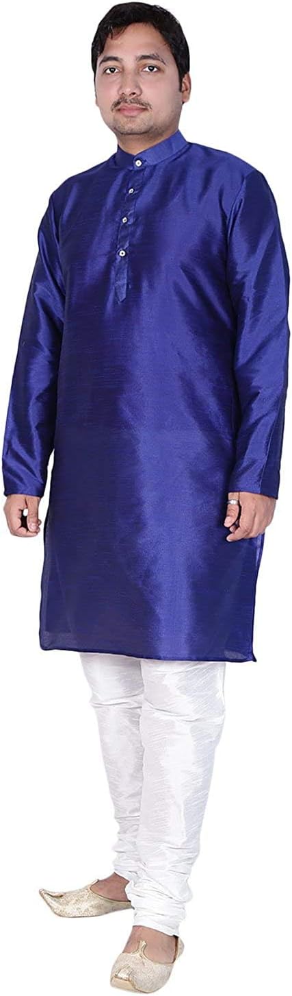 Modern Garments Silk Blend Men's Kurta Pyjama Set/Kurta Pajama for Men