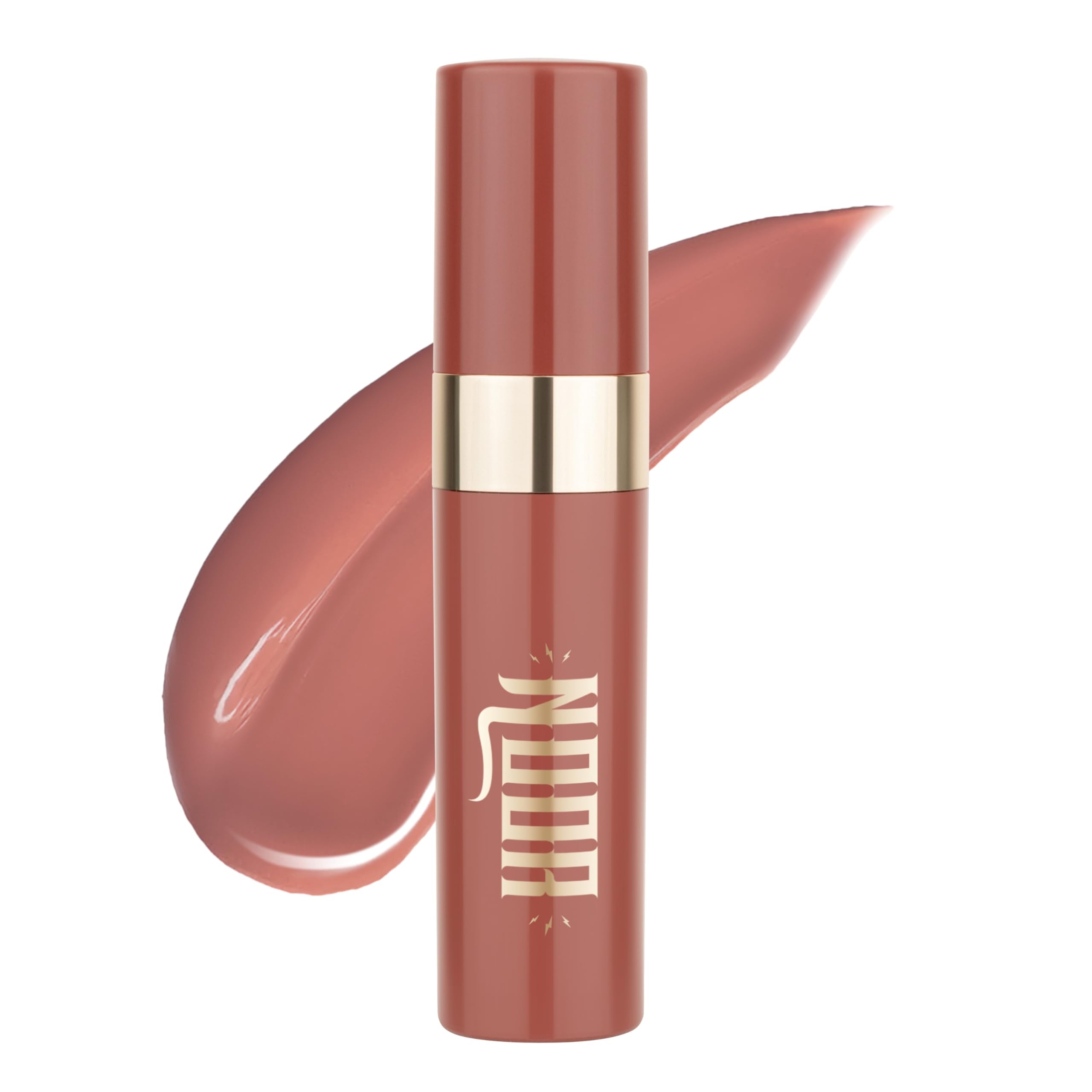 MARS Cinemagic Transfer-Proof Lip Gloss | Up to 12 Hours Long-Lasting | Lightweight & Comfortable | Smudge-Proof | Instant Shine | Easy Application with Doe-Foot Applicator (2.4 ml) (01-NOOR)