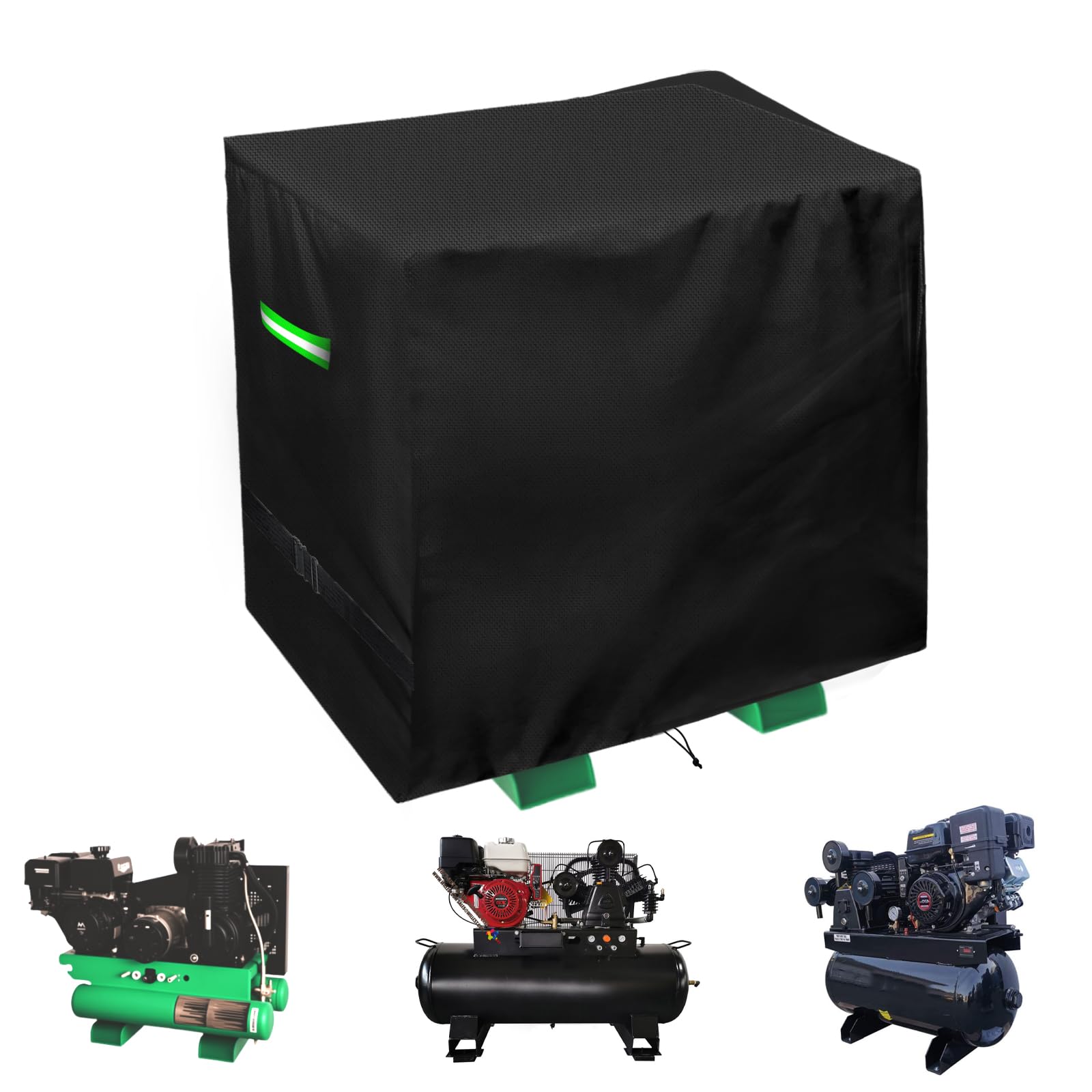 Air Compressor Cover, Suitable for Ag-S1002 and the Other Stationary Air Compressor Generators, 600D Oxford Cloth, Waterproof, Dustproof and UV