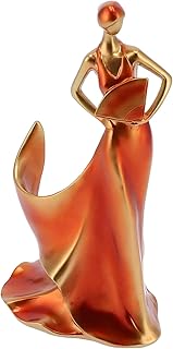 Stojak na Wino Tancerza, Nowoczesne Ozdoby Figurki Damy Spódnica Trzymająca Projekt Butelki Stojak na Wino Stojak na Butelki do Salonu Szafka na Ganek Dekoracja Bae, Wykwintny i Niepowtarzalny Wystrój