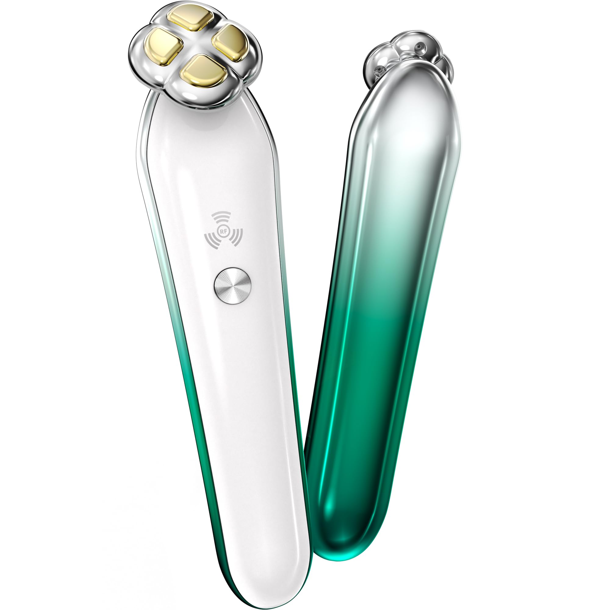 Eye Device | 2 in 1 RF-Microcurrent Eye Device | Professional Eye Care | Eye Bags Treatment | Under Eye Bags | Eye Puffiness | Fine Line Reducing - at Home Eye Anti Aging Beauty Device