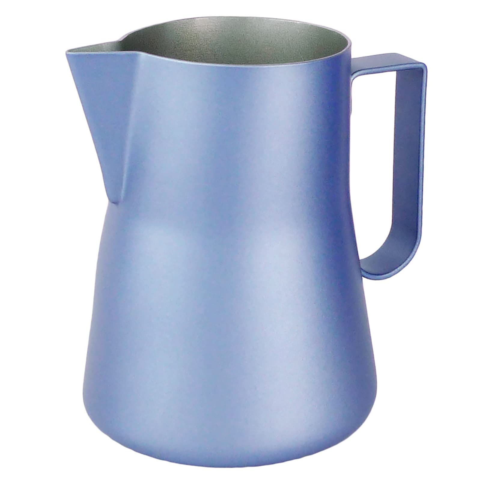 RAN Zuckerdosen Sauciere 12,3/19,3 Unzen Edelstahl Milchaufschäumkrug Espresso Kaffee Milchcremeaufschäumer Tasse Krug (Color : Blue, Size : 550ml)