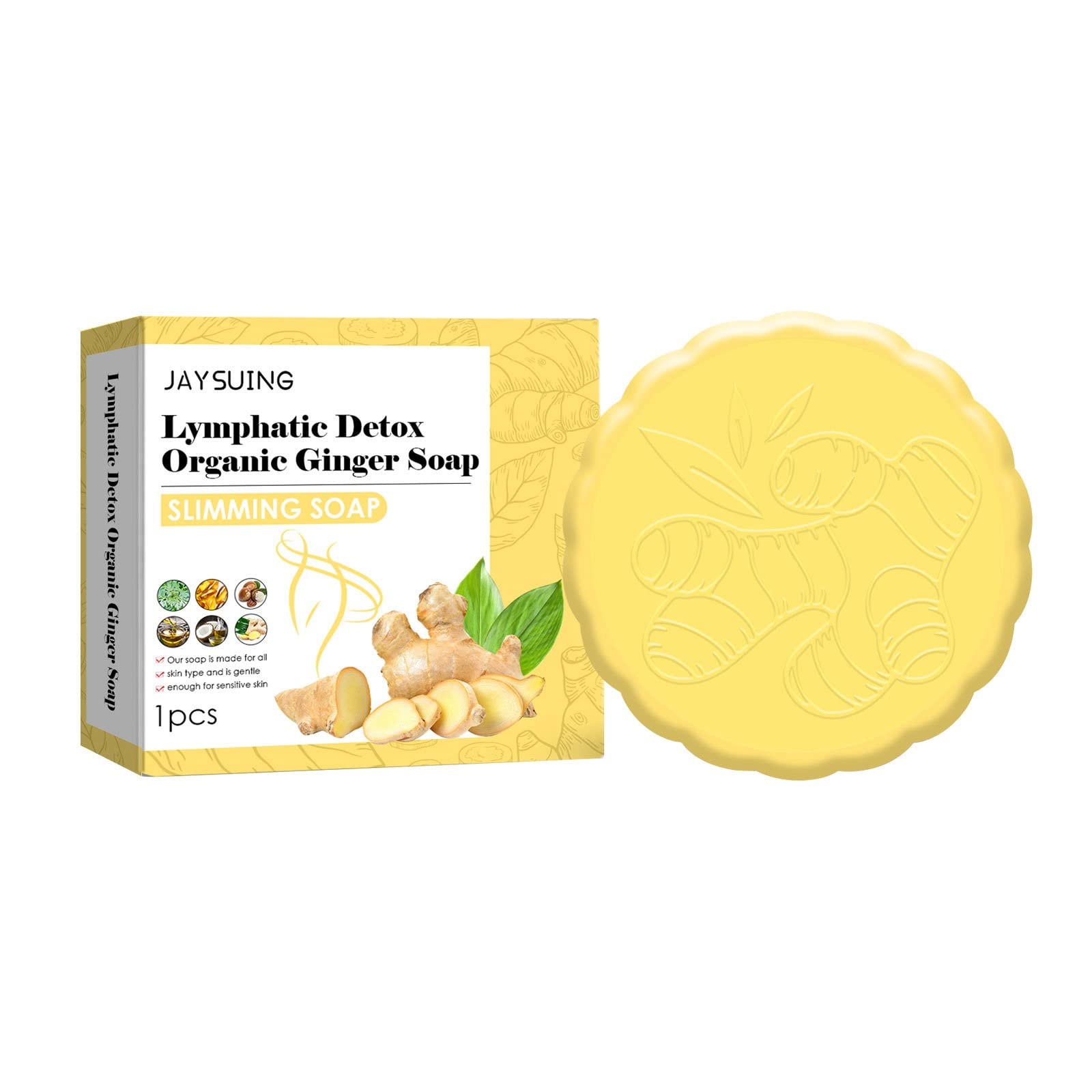 Buy Lymphatic Detox Ginger Soap, Ginger Lymphatic Drainage, Turmeric