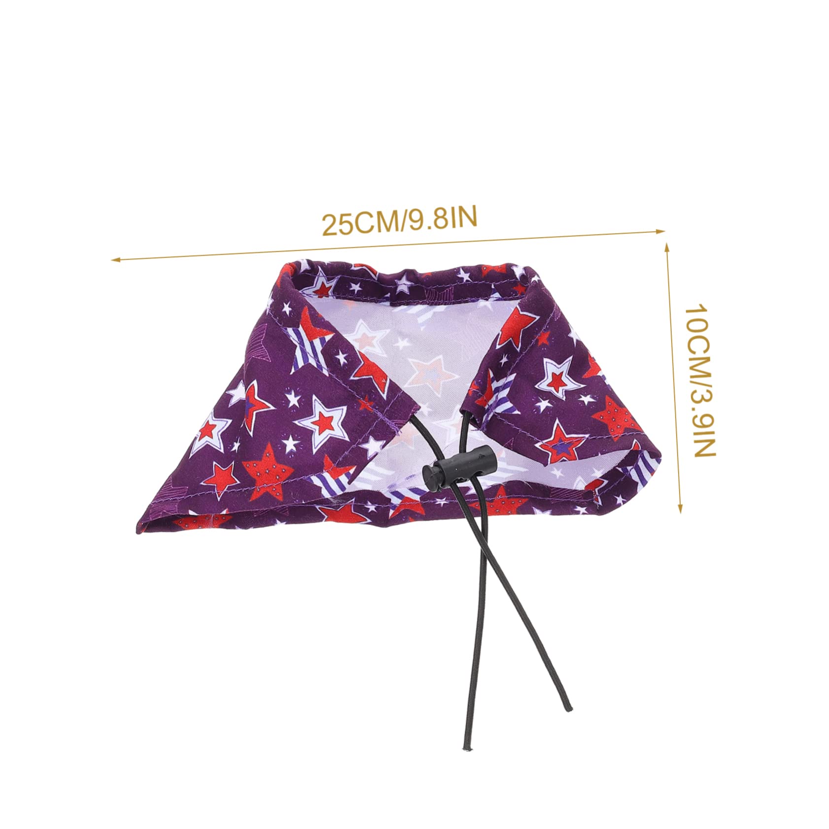 Angoily 5ensembles Chapeaux Et Cloak pour Hamster Costume Adorable avec Éléments du Jour De Indépendance pour Animaux De Compagnie