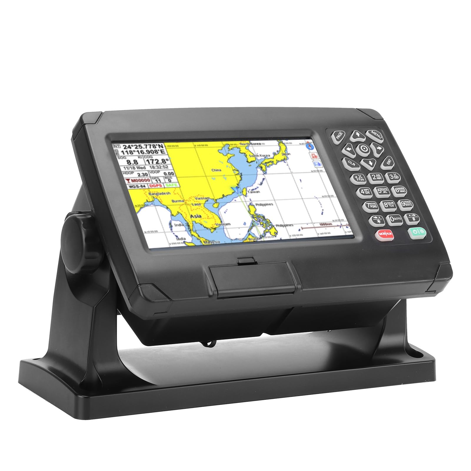 Ploter Map GPS Nawigator Satelitarny, Nawigacja Morska GPS, Transponder AIS z Systemem Podwójnej Mapy Anteny GNSS Wodoodporność IPX6 dla łodzi Morskich