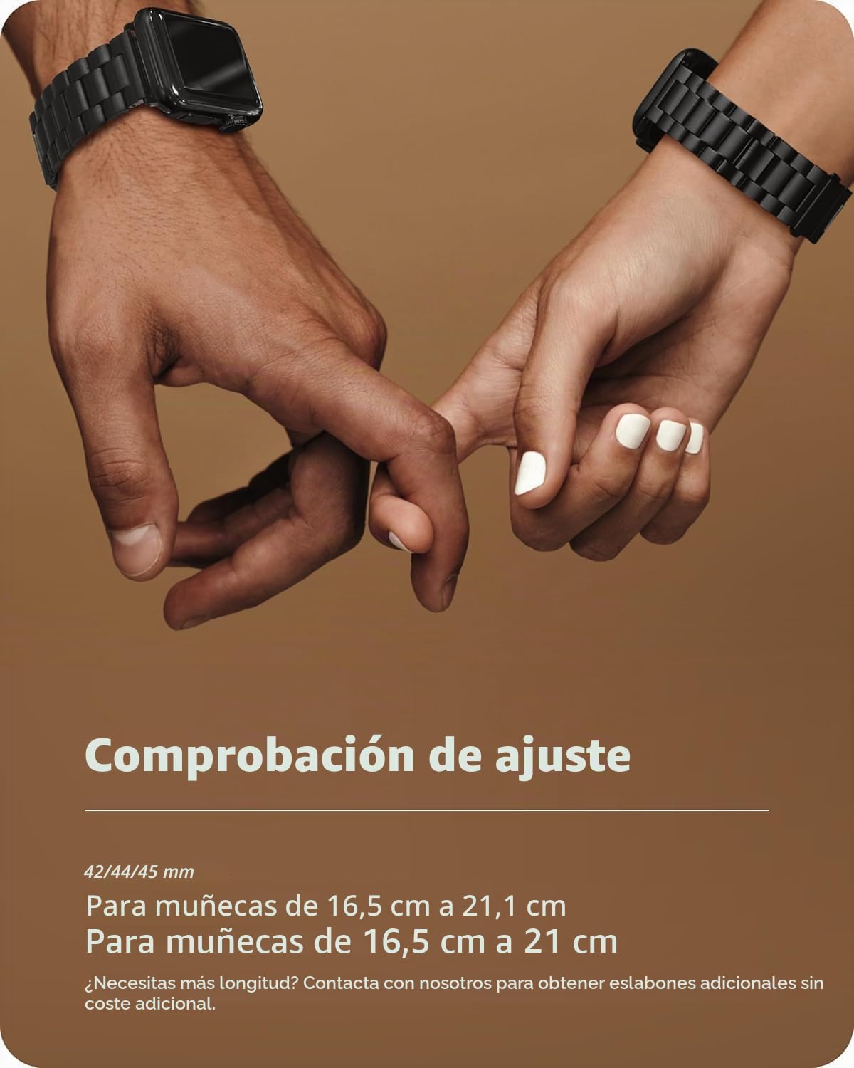 Fullmosa Correa Compatible Con Apple Watch 44mm 46mm 45mm 49mm 40mm 42mm 41mm 38mm,Pulsera Acero Inoxidable con Case Para iWatch Ultra SE 3 2 1/Series 11/10/9/8/7/6/5/4/3/2/1,44mm 42mm 45mm Negro