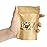 Blisstime Stand Up Pouches, 50 Pack Kraft Paper Bags with Matte Window and Tear Notch Resealable Bags for Small Business Home Use (2.5 x 4.3 Inches)