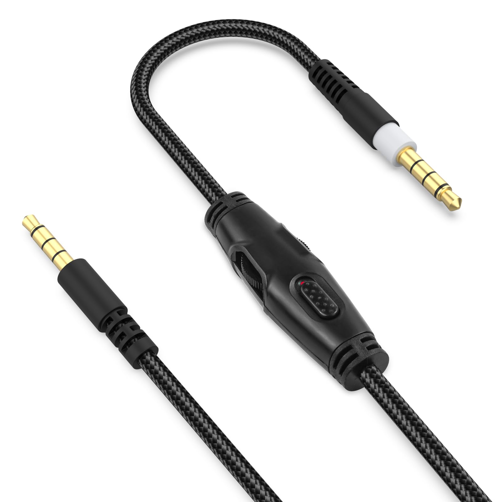 Cloud Alpha Cable Compatible with Kingston Hyperx Cloud Alpha and Cloud Mix Gaming Headset with Mute and Volume Control-image-47