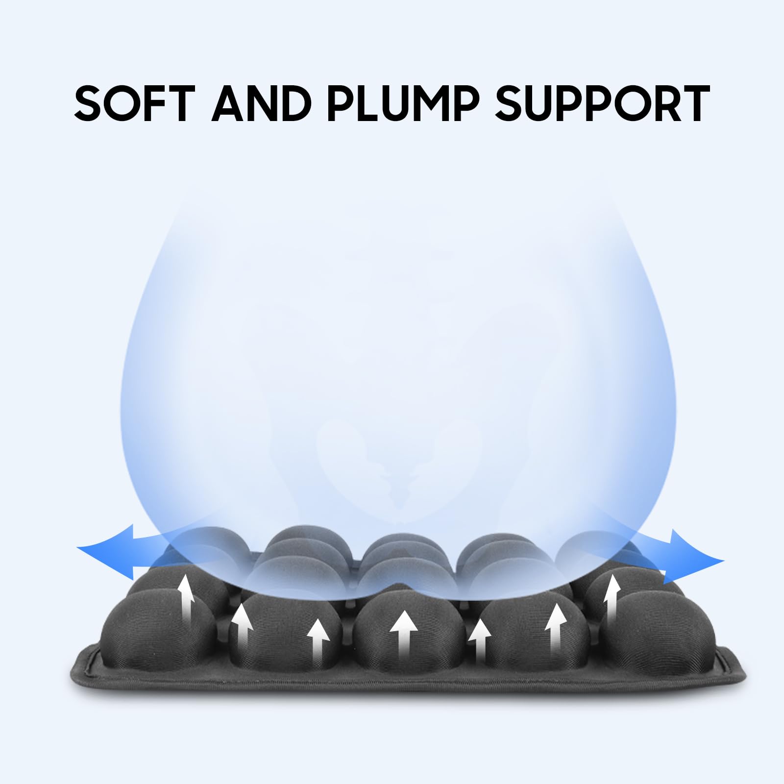Aazon.co: JFT Otorcycle Seat Cushion Inflatable Pad, Pressure Relief