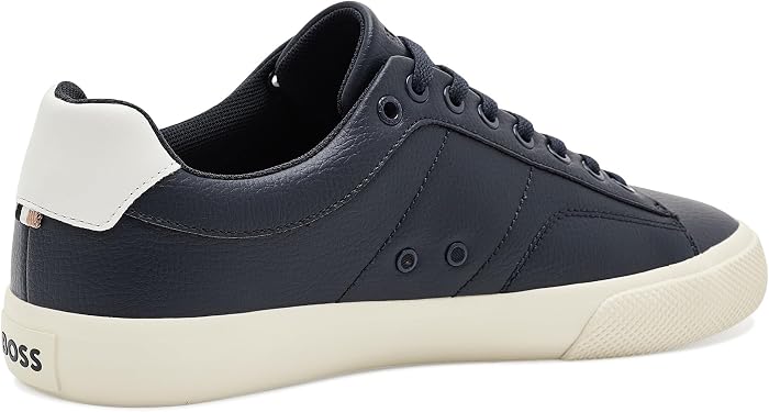 Мужские кроссовки HUGO BOSS Aiden Logo Block Leather Low Top Sneakers — фото 7