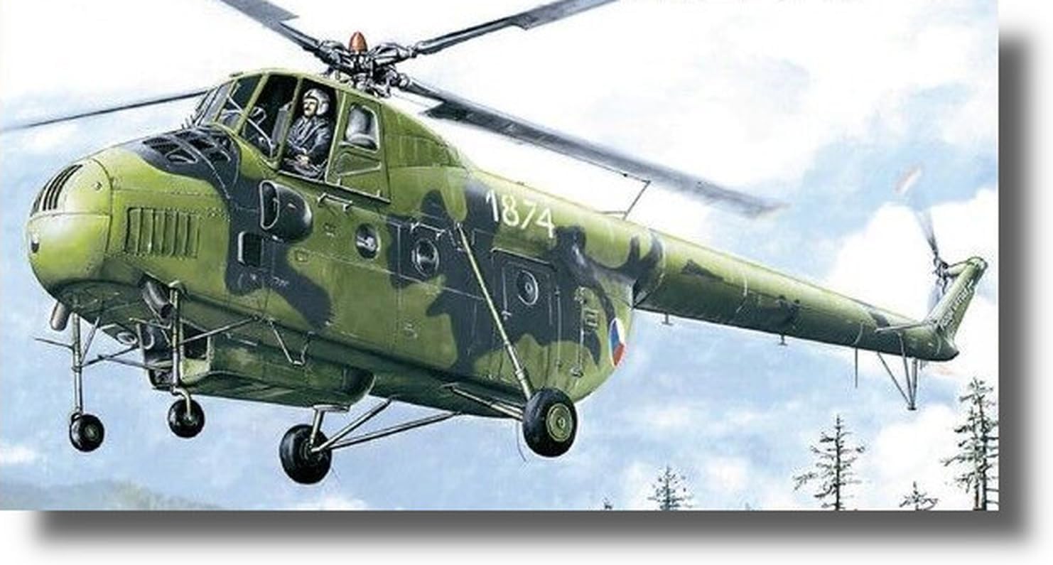 セマー Semer 1/72 Soviet Mill Mi-4 Hound Transport Helicopter Plastic Model SME72907