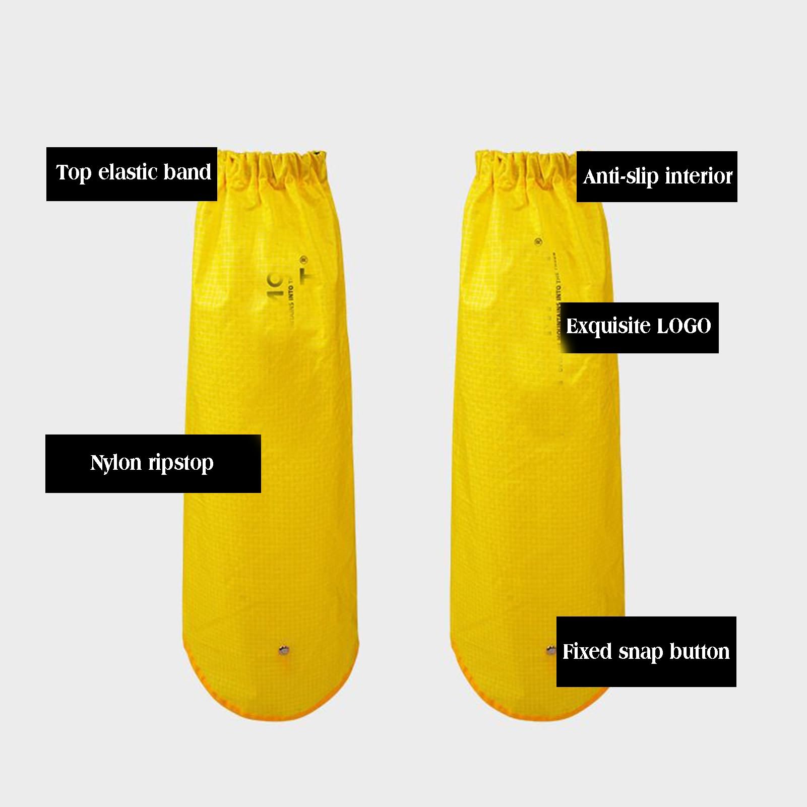 1 Par De Polainas Ligeras Y Ajustables For Botas De Senderismo con Bolsa De Almacenamiento, For Senderismo, Caminatas Y Escalada Al Aire Libre, Talla Única.(Yellow,L)