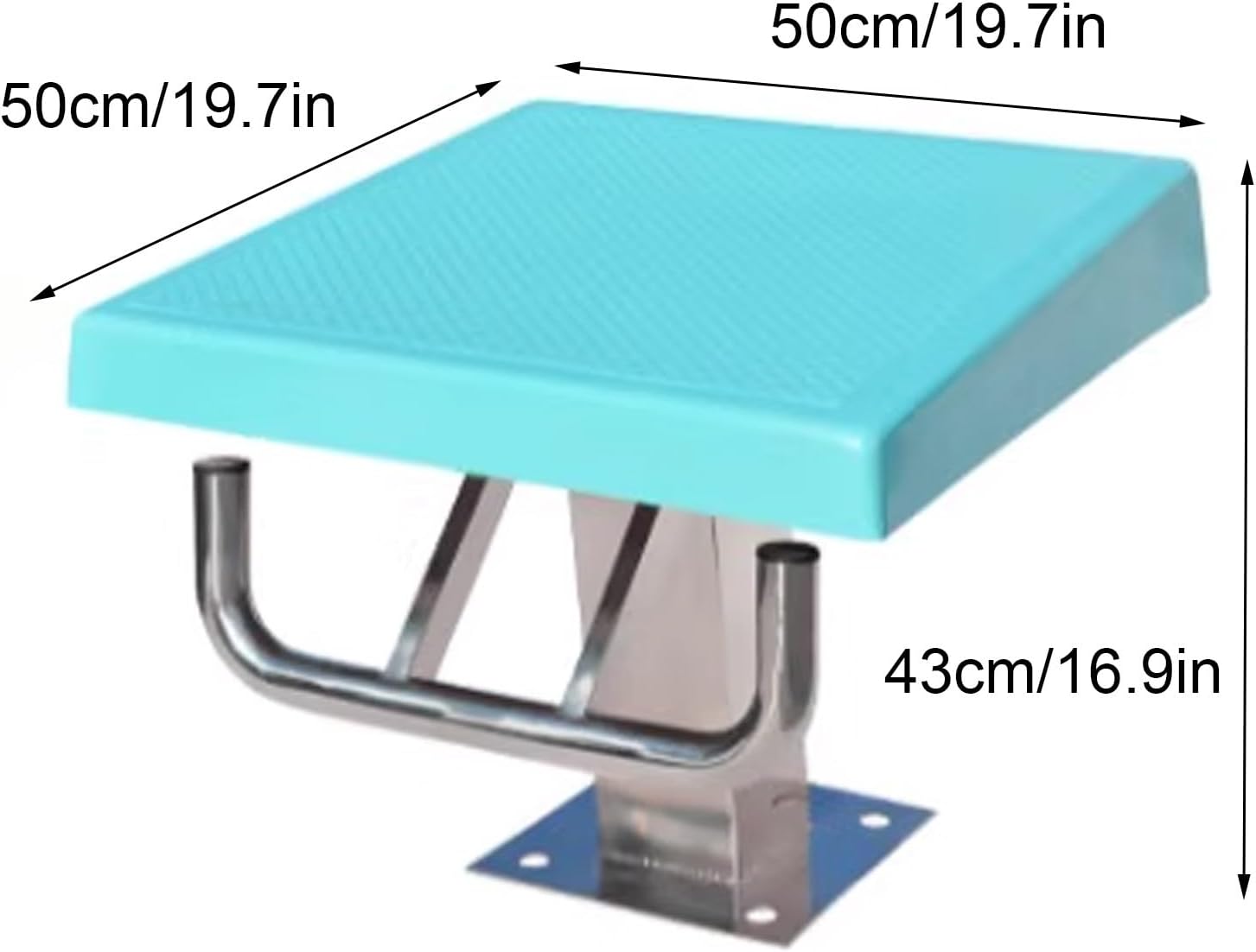 Standard Pool Diving Platform, Stainless Steel Non-Slip Diving Boards, Swimming Starting Blocks for Private Pools, Sports Venues, Professional Competitions