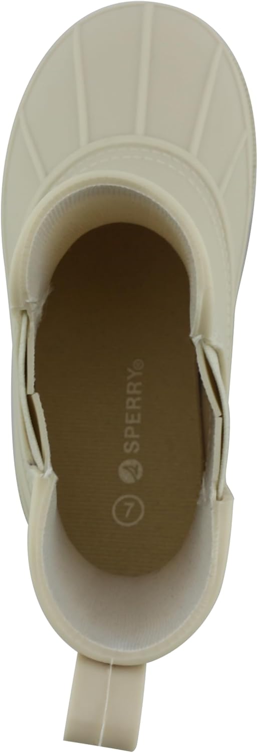 Sperry Toddler Chelsea Rain Boots, Waterproof Rubber Kids Rainboot, Girls/Boys Light Water Shoes for Muddy Park/Hiking 8 Toddler Taupe image 6 of 8 B0DSLVSR8T